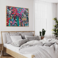 'Bubble Blooms’ (122cm x 92cm) SOLD