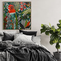 'Botanical Rhapsody' (101cm x 101cm) - SOLD