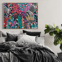 'Bubble Blooms’ (122cm x 92cm) SOLD