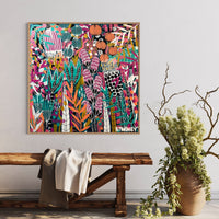 'Peachy Paradise’ (101.6cm x 101.6cm) - SOLD