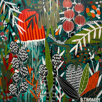 'Botanical Rhapsody' (101cm x 101cm) - SOLD