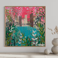 'Story Bridge in Bloom' (76cm x 76cm) - SOLD