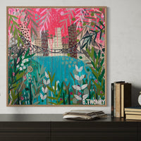 'Story Bridge in Bloom' (76cm x 76cm) - SOLD