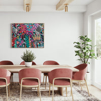 'Bubble Blooms’ (122cm x 92cm) SOLD