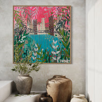 'Story Bridge in Bloom' (76cm x 76cm) - SOLD