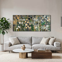 'Green Living' Original Painting — 90 x 212cm
