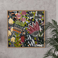 'Green Ridge I' (61cm x 61cm) - SOLD