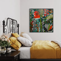 'Botanical Rhapsody' (101cm x 101cm) - SOLD