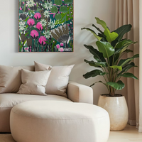 Floral Fragments (76x76)