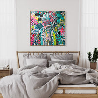 'Tropical Punch' (101.6cm x 101.6cm) - SOLD