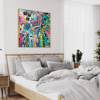 'Tropical Punch' (101.6cm x 101.6cm) - SOLD