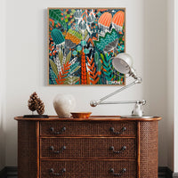 'Tangerine Tropic' (76cm x 76cm) - SOLD