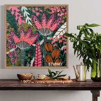 'Painted Posies' (47.4cm x 47.4cm)