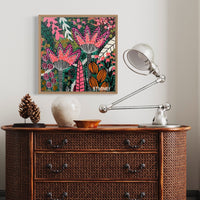 'Painted Posies' (47.4cm x 47.4cm)