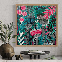 'Misty Meadow' (47.4cm x 47.4cm) - SOLD