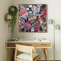 'Lilac Light' (76cm x 76cm) - SOLD