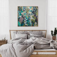 'Cooking up a Storm’ (101.6cm x 101.6cm) - SOLD