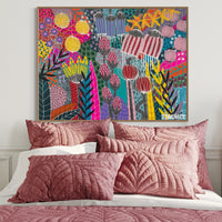 'Lively Leaves’ (122cm x 92cm)