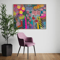 'Lively Leaves’ (122cm x 92cm)