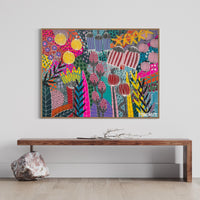 'Lively Leaves’ (122cm x 92cm)