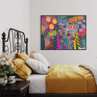 'Lively Leaves’ (122cm x 92cm)