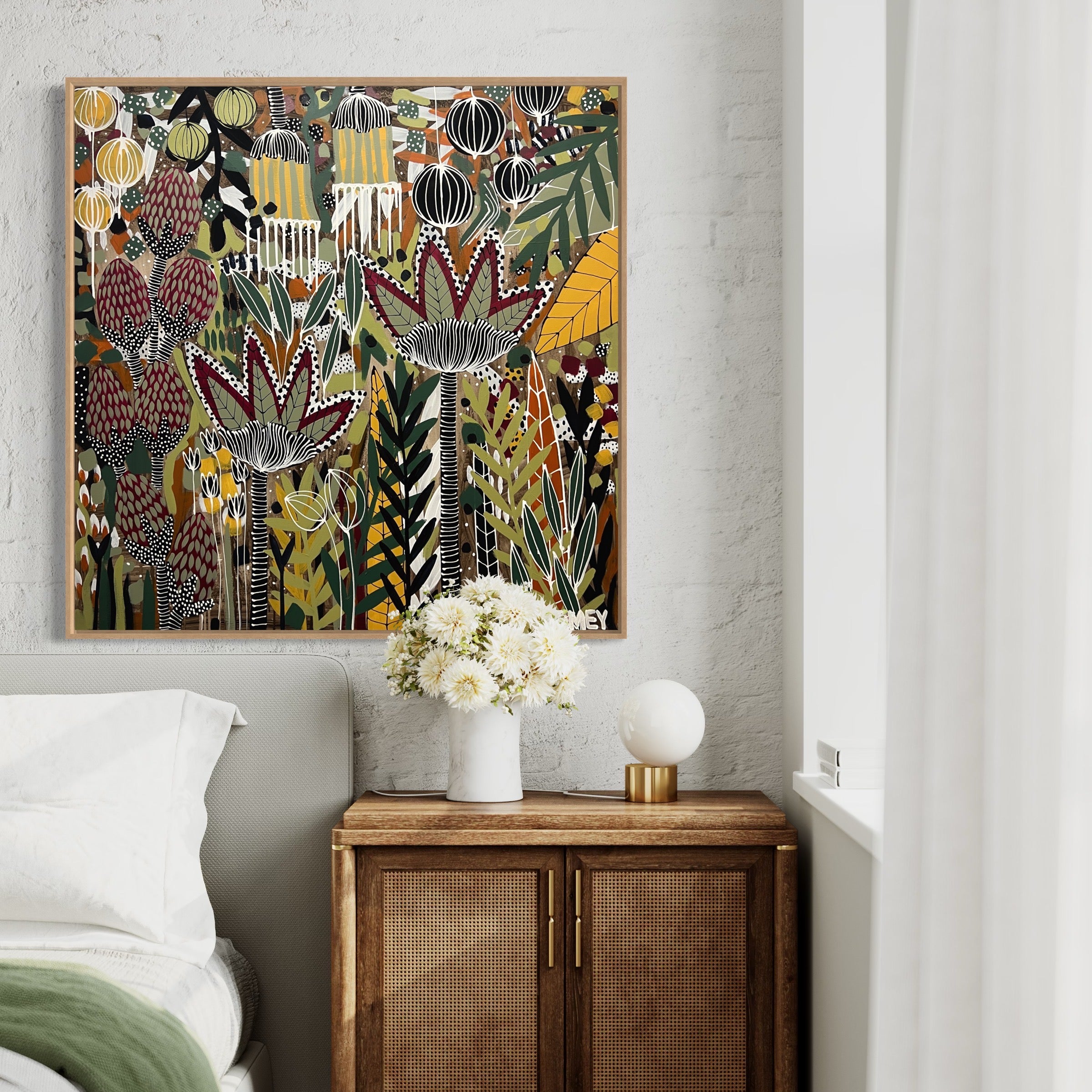 Everyday is Sunday II' (101.6cm x 101.6cm) - SOLD - B TWOMEY