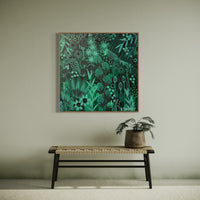 'Study In Green’ (101x101)