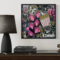 ‘Opulent Petals III' (45cm x 45cm)