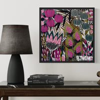 ‘Opulent Petals II' (45cm x 45cm)