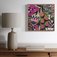 ‘Opulent Petals II' (45cm x 45cm)