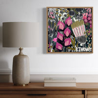 ‘Opulent Petals III' (45cm x 45cm)