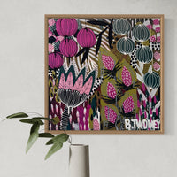 ‘Opulent Petals II' (45cm x 45cm)