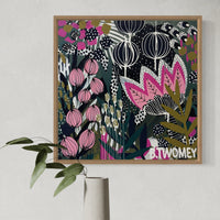 ‘Opulent Petals I' (45cm x 45cm)