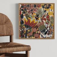 ‘Wild Bloom Riot I' (45cm x 45cm)