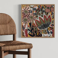 ‘Wild Bloom Riot II' (45cm x 45cm)