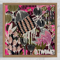 ‘Chromatic Blooms' (30cm x 30cm)
