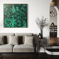 'Study In Green’ (101x101)