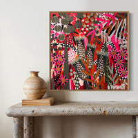 'Fire Petals' (76x76)