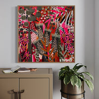 'Fire Petals' (76cm x 76cm)