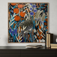 'Cobalt Coast' (76cm x 76cm)