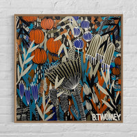 'Cobalt Coast' (76cm x 76cm)