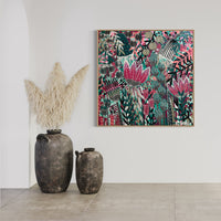 'Muskflower’ (122cm x 122cm)
