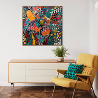 'Sunset Blaze’ (101.6cm x 101.6cm) - D-Gallerie, St Petersburg, Florida