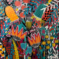 'Sunset Blaze’ (101.6cm x 101.6cm) - D-Gallerie, St Petersburg, Florida