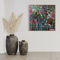 'The Courtyard’ (101.6cm x 101.6cm) - D-Gallerie, St Petersburg, Florida - SOLD