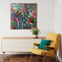 'The Courtyard’ (101.6cm x 101.6cm) - D-Gallerie, St Petersburg, Florida - SOLD