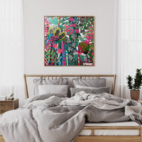 'The Courtyard’ (101.6cm x 101.6cm) - D-Gallerie, St Petersburg, Florida - SOLD