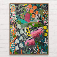 Everything Blooming At Once (122cm x 92cm)