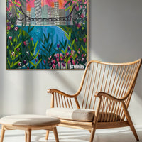 'Story Bridge IX' (101cm x 101cm)