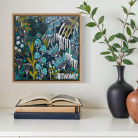 Coral Palms (30cm x 30cm)